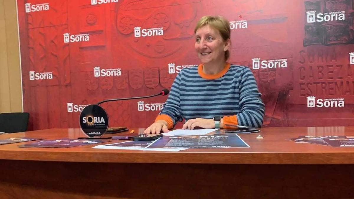 La hasta ayer concejala de Medio Ambiente y Turismo de Soria, Yolanda Santos.