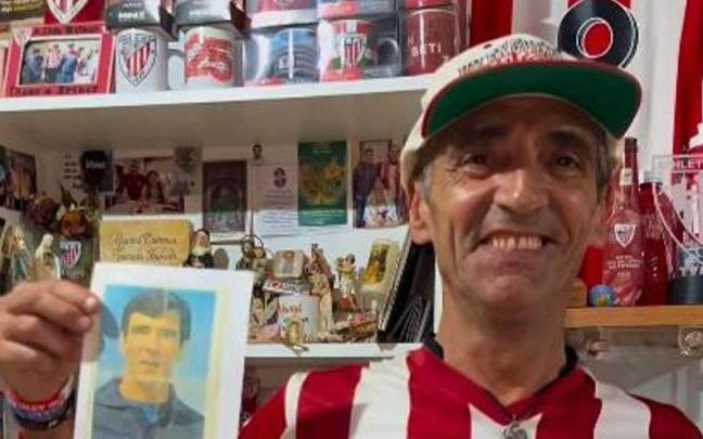 El aficionado del Athletic que ha convertido su casa en museo