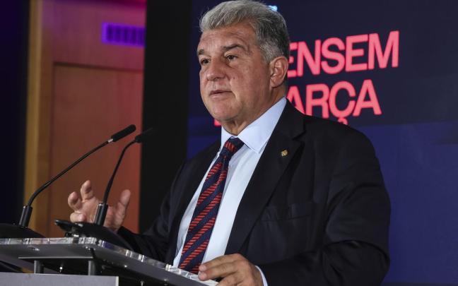 Joan Laporta, candidato a la presidencia del Barcelona.