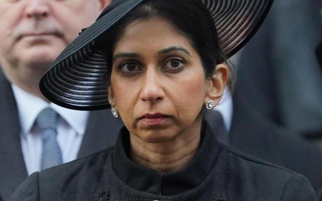 La hasta ahora ministra del Interior británica, Suella Braverman. La hasta ahora ministra del Interior británica, Suella Braverman.