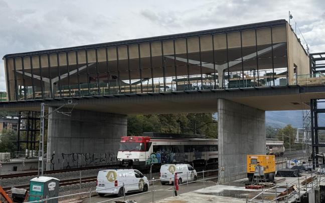 Estado de las obras de la estación.