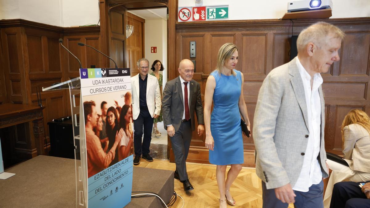 El Curso 'El Autogobierno Vasco 90 años después. Tradición, renovación y horizonte europeo'.