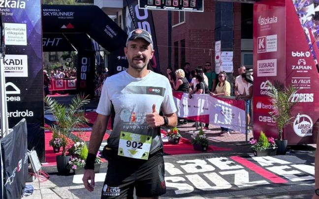 Iñigo Uriarte ha podido volver a participar en carreras de montañas tras sufrir un ictus con 47 años.