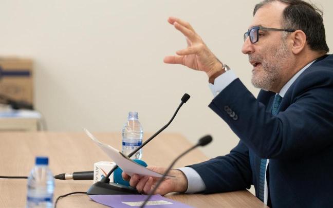 El juez de la Audiencia Nacional, Eloy Velasco, interviene durante un seminario. / EP El juez de la Audiencia Nacional, Eloy Velasco, interviene durante un seminario.