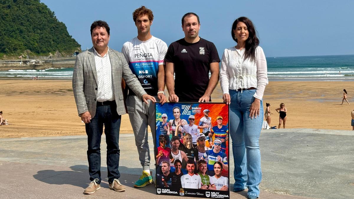 Presentación de la Triatlón de Zarautz.