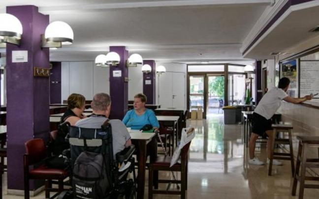 El bar del centro social de Legazpi.