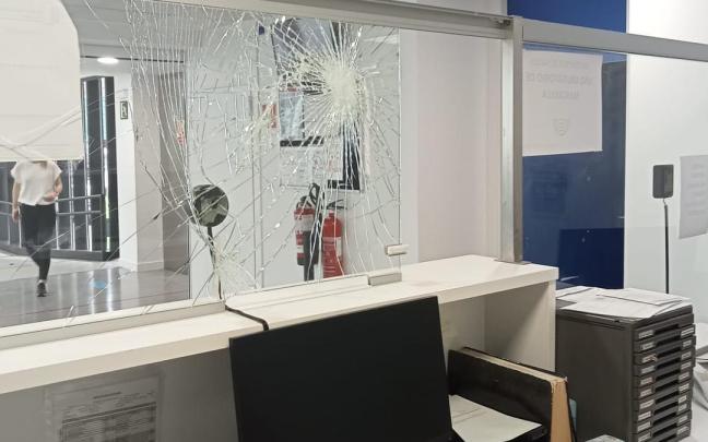 Daños causados por el detenido en el centro de salud de la Rochapea.