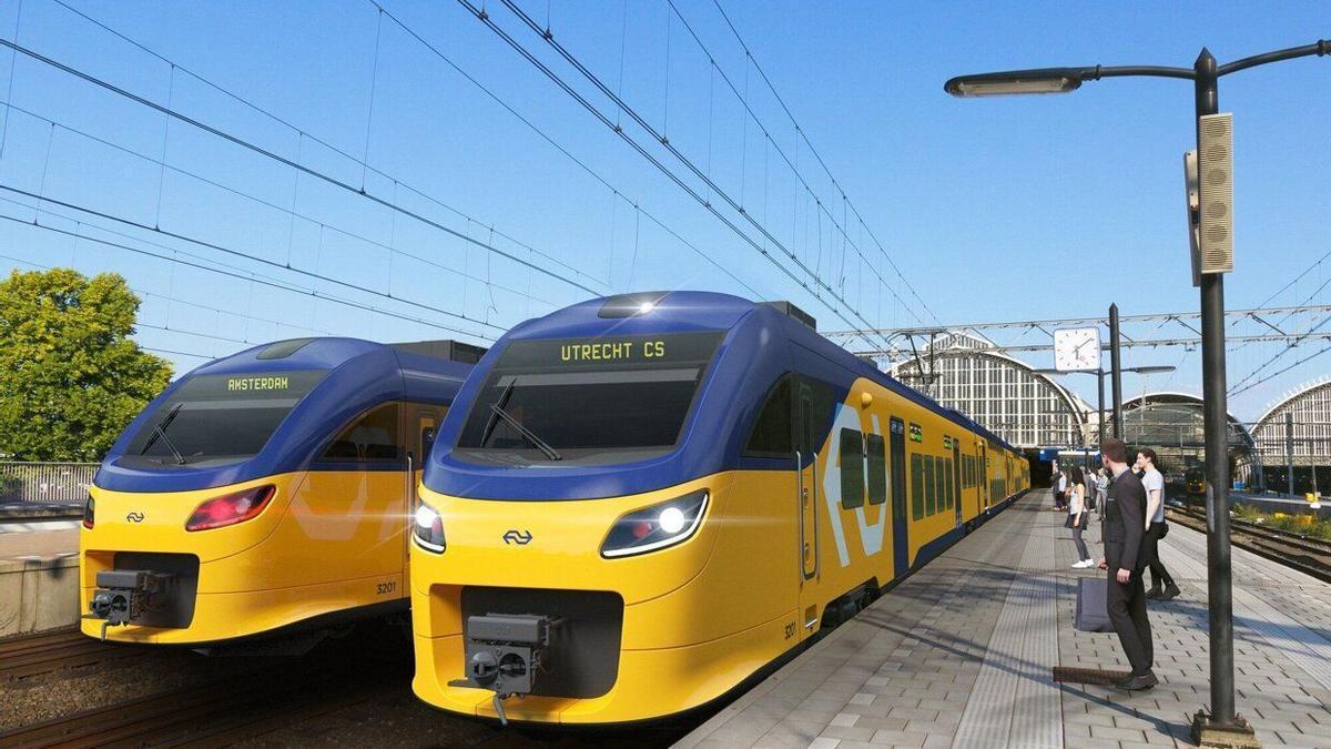 Trenes construidos por CAF con destino a los Países Bajos.