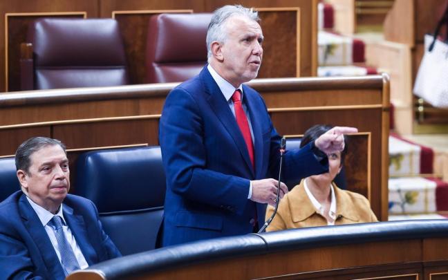 Ángel Víctor Torres, durante su comparecencia en el Congreso.