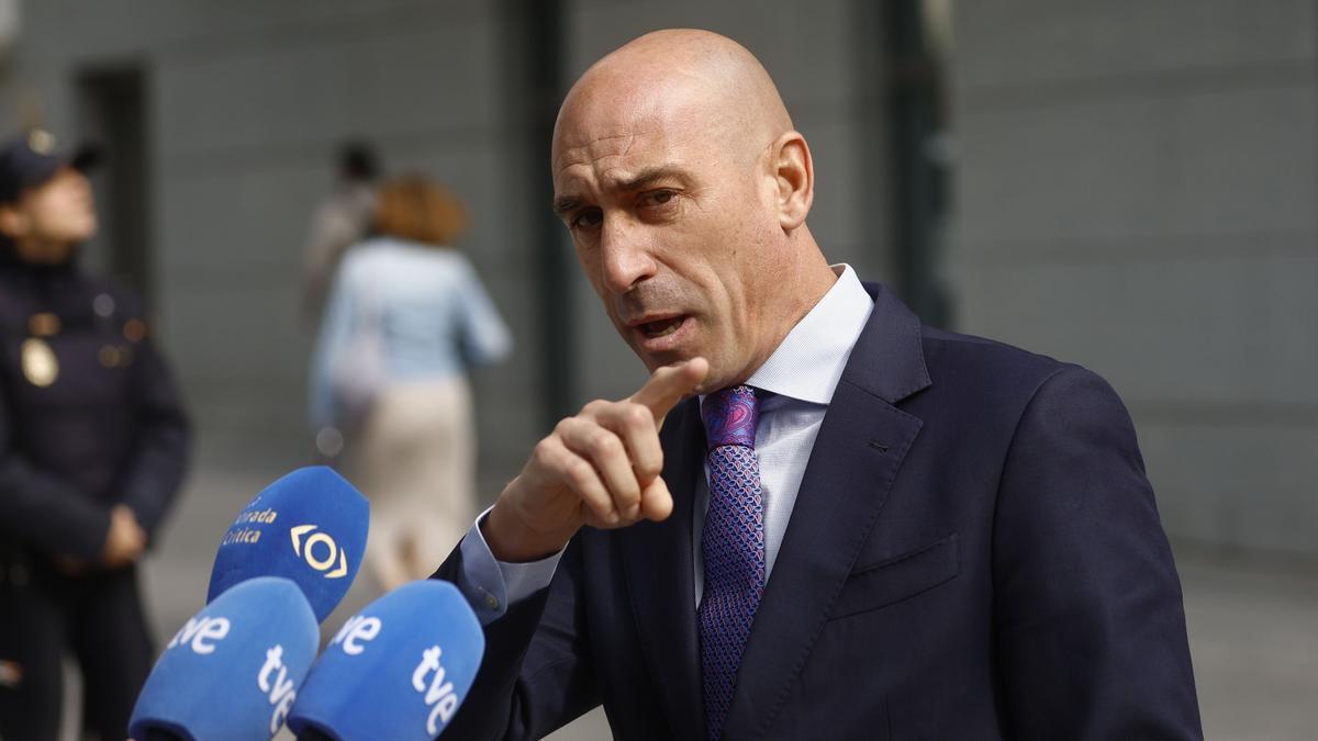 El expresidente de la Federación Española de Fútbol Luis Rubiales.