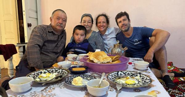 16 agosto. Kuyukkupyr, Uzbekistán. Duermen en casa de una familia.