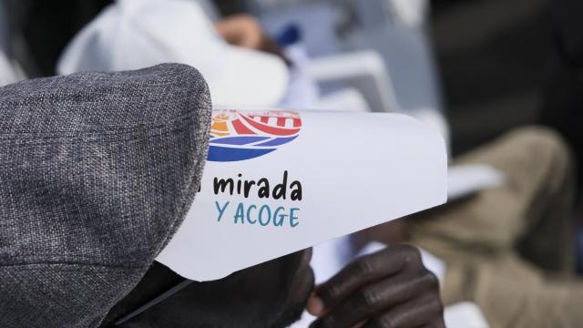 En imágenes: León XIV llega a Canarias para su encuentro con los migrantes en el puerto de Arguineguín