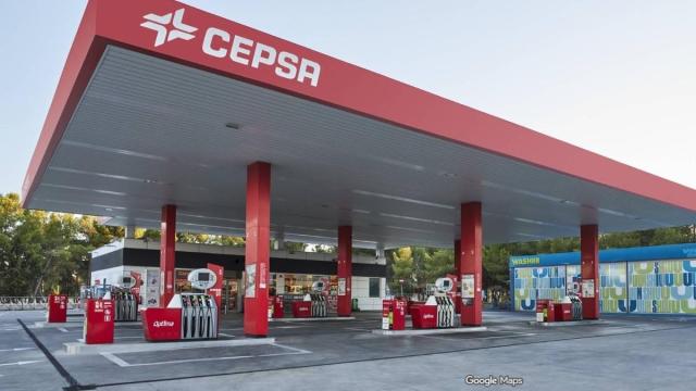 Gasolinera de Calera y Chozas en la que se ha producido el atraco.