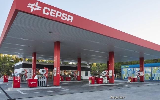 Gasolinera de Calera y Chozas en la que se ha producido el atraco.