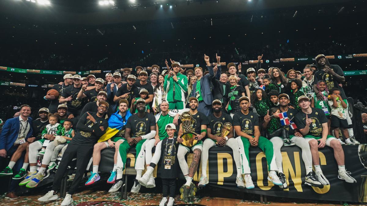 Fotos de los Boston Celtics campeones de la NBA 2024 tras vencer a Dallas Mavericks