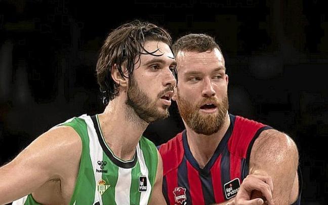 Tsalmpouris, en el duelo ante el Baskonia.