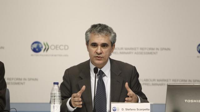 El economista jefe de la OCDE Stefano Scarpetta