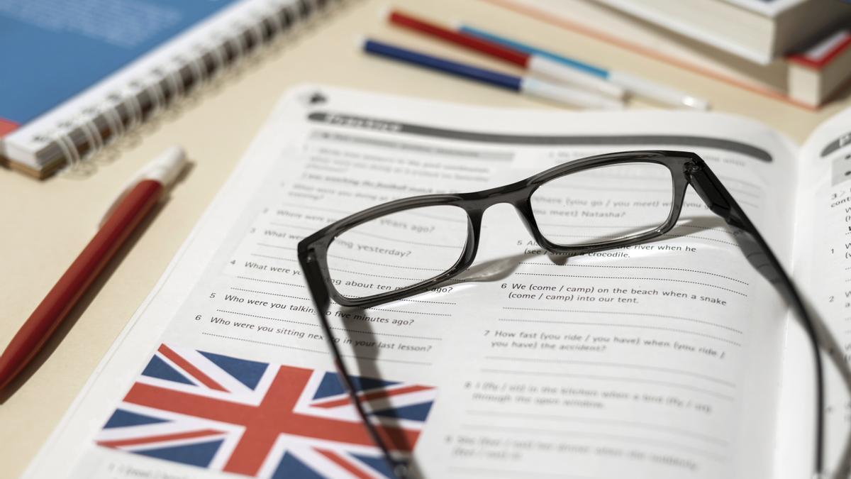 Imagen de un libro de inglés