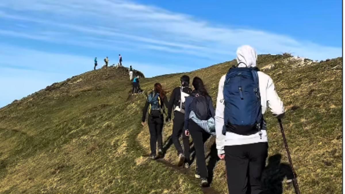 Una de la quedadas de ‘@iker_balma’ con sus seguidores en el monte.