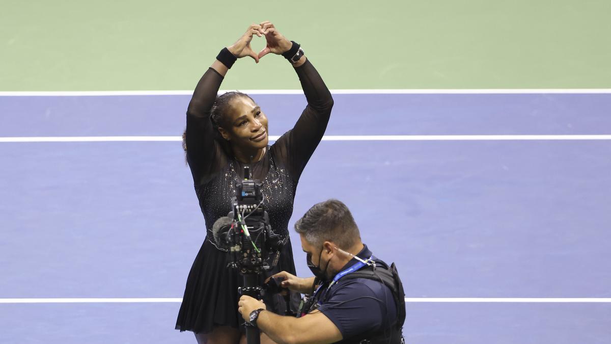 Serena Williams, el día de su retirada del tenis en 2022, durante el US Open.