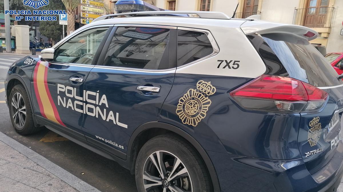 Patrulla de la Policía Nacional en Marbella.