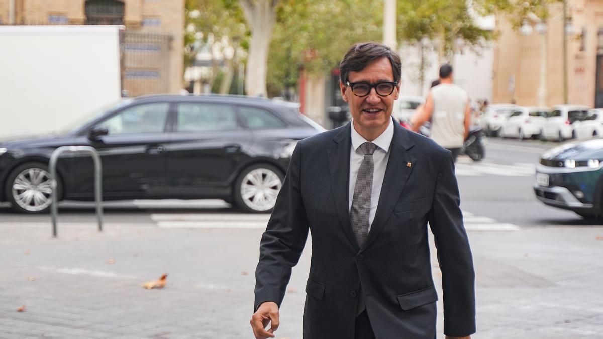 El presidente de la Generalitat, Salvador Illa