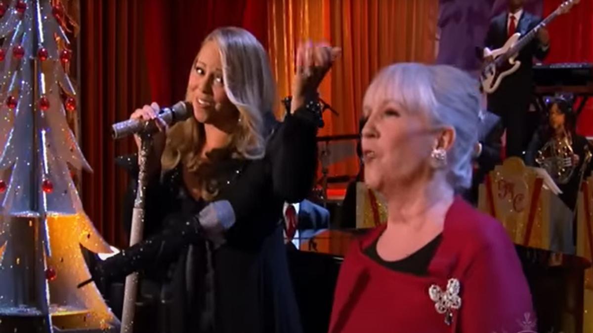 Mariah Carey, con su madre en una imagen de archivo.