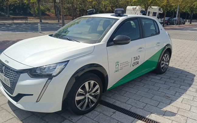 Nuevo vehículo de control de la OTA en Gasteiz. Fotos: Ayuntamiento de Gasteiz
