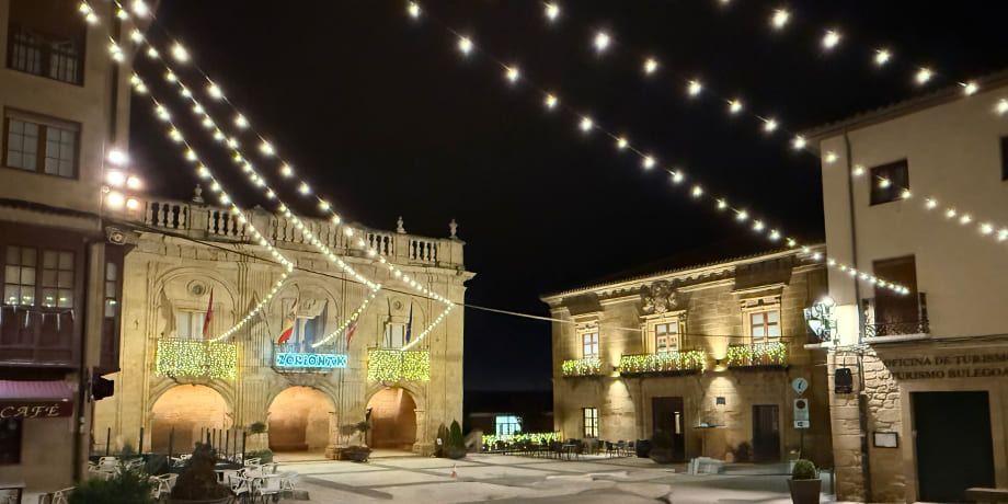 Alumbrado navideño en Labastida