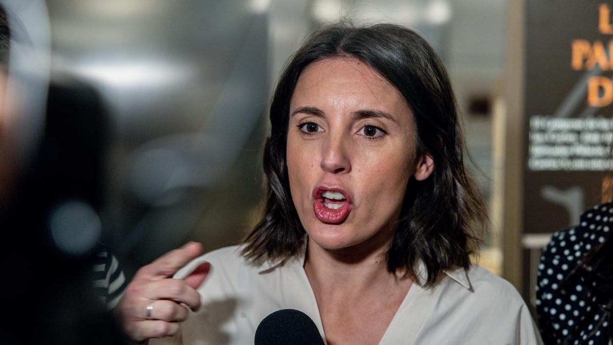 La secretaria política de Podemos y eurodiputada, Irene Montero.
