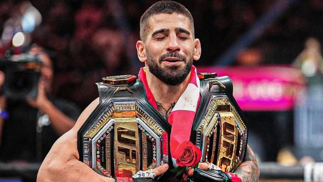 Ilia Topuria, campeón del mundo del peso ligero de la Ultimate Fighting Championship (UFC) o artes marciales mixtas
