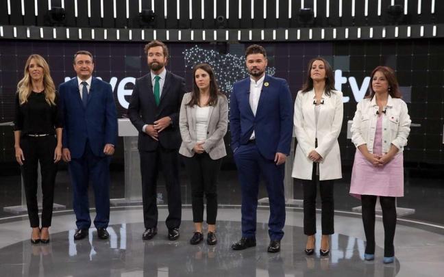 Imagen de un debate de las pasadas elecciones generales en RTVE.
