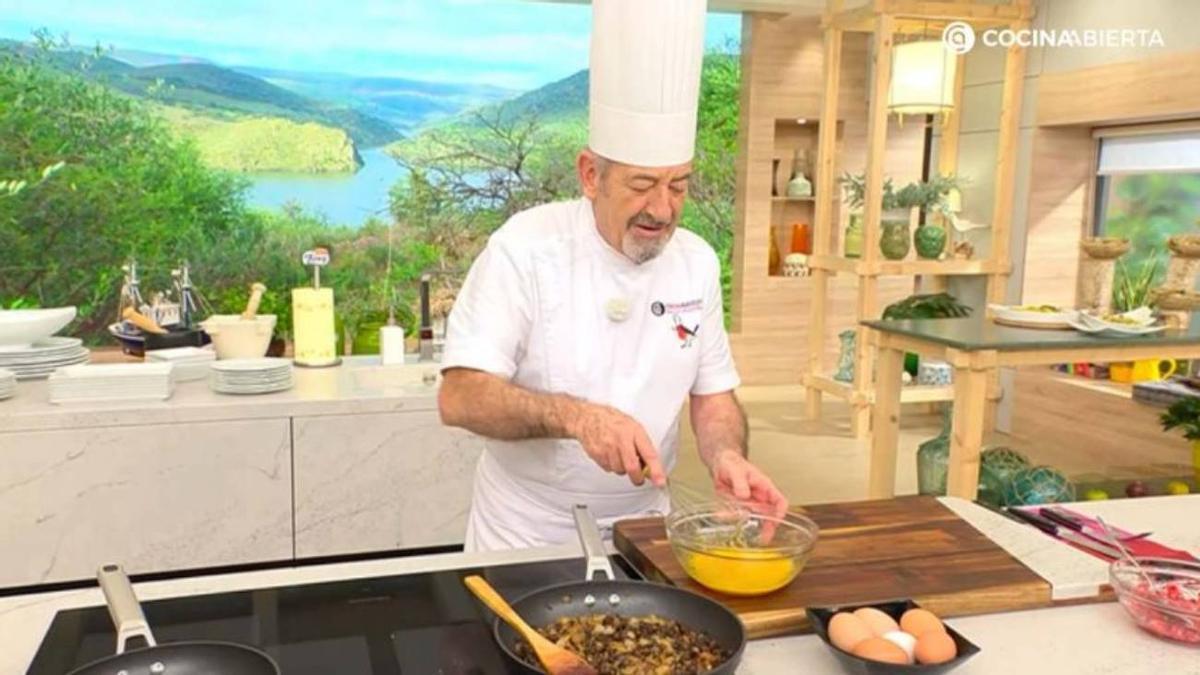 Karlos Arguiñano en su programa, 'Cocina Abierta'