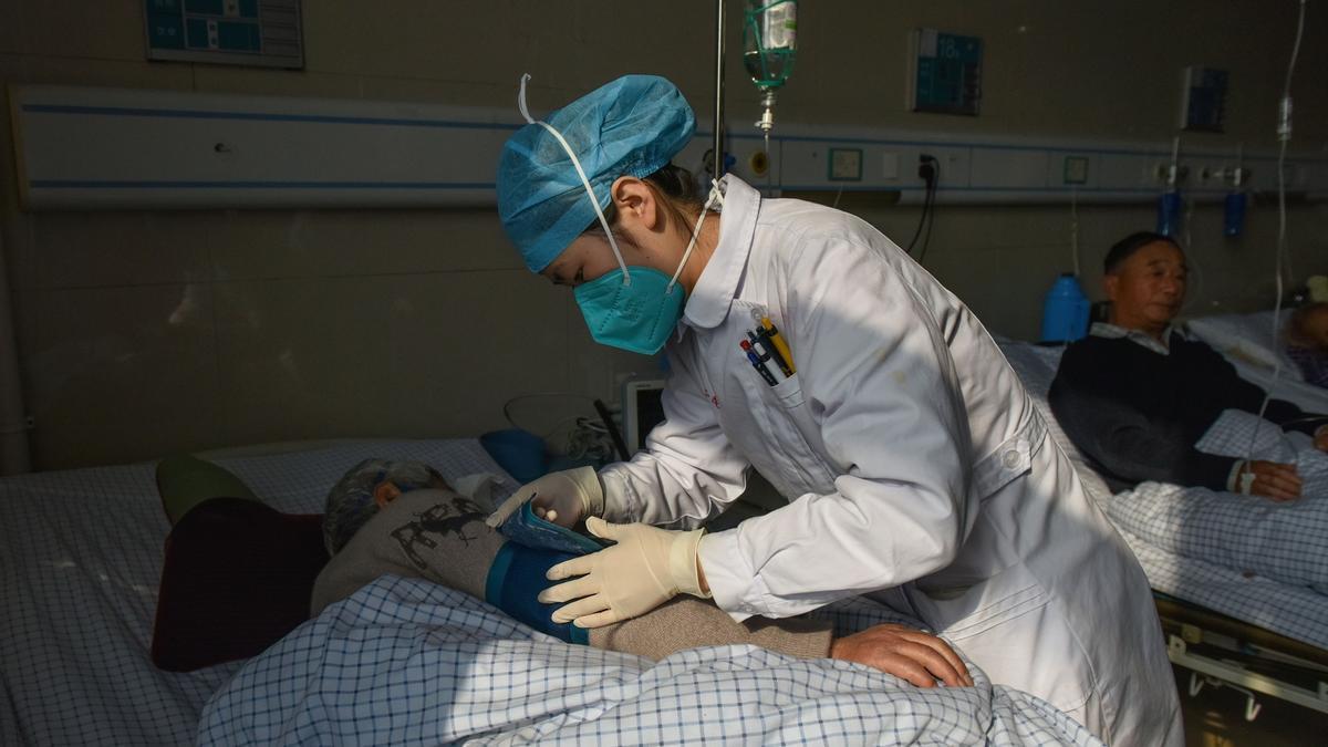 Tratamiento de pacientes con covid en China.