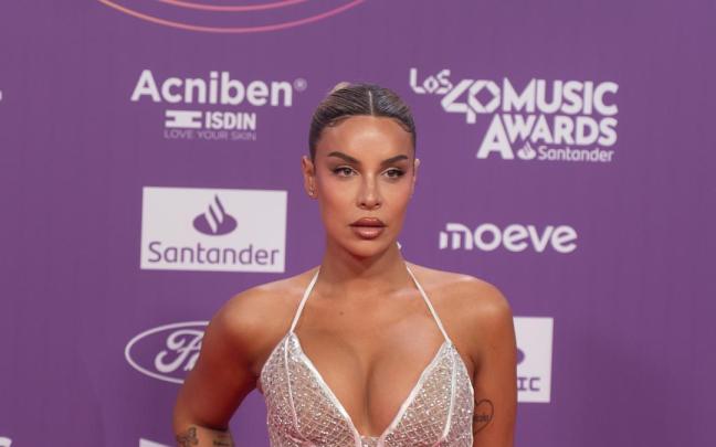 La actriz y cantante Jedet en Los40 Music Awards Santander 2025.