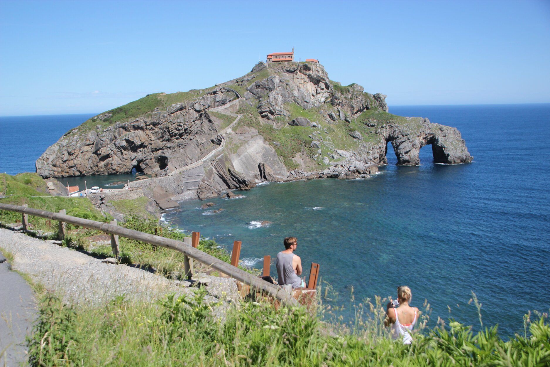 Vistas de San Juan de Gaztelugatxe.