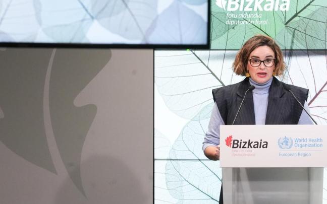 Elixabete Etxanobe, diputada general de Bizkaia