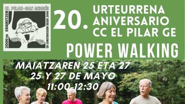 Pilar gizarte-etxeak eta San Andres kiroldegiak 20. urteurrena ospatuko dute datorren astean.