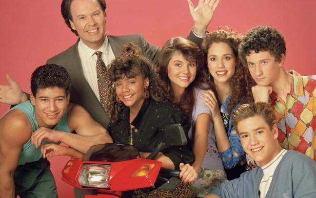 Imagen de los protagonistas principales de ‘Salvados por la campana’.