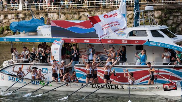 Zierbena celebra su triunfo en Bilbao / Liga ACT