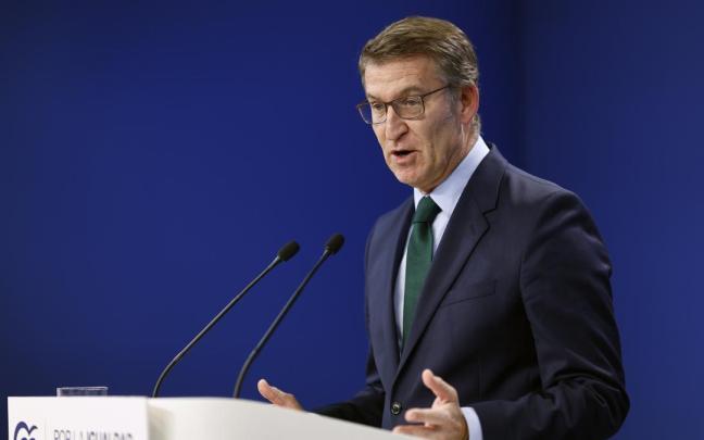 Alberto Núñez Feijóo, líder del PP.