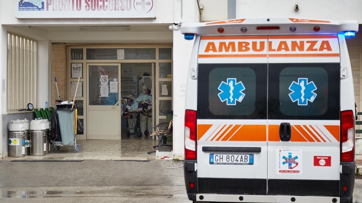 Una ambulancia en Italia, en una imagen de archivo.