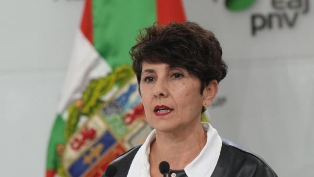 Maribel Vaquero, durante una sesión en el Congreso de los Diputados.