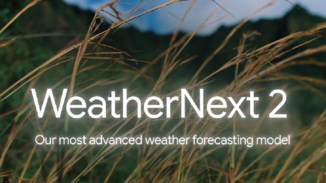 WeatherNext2, el nuevo sistema de pronóstico del tiempo de Google.