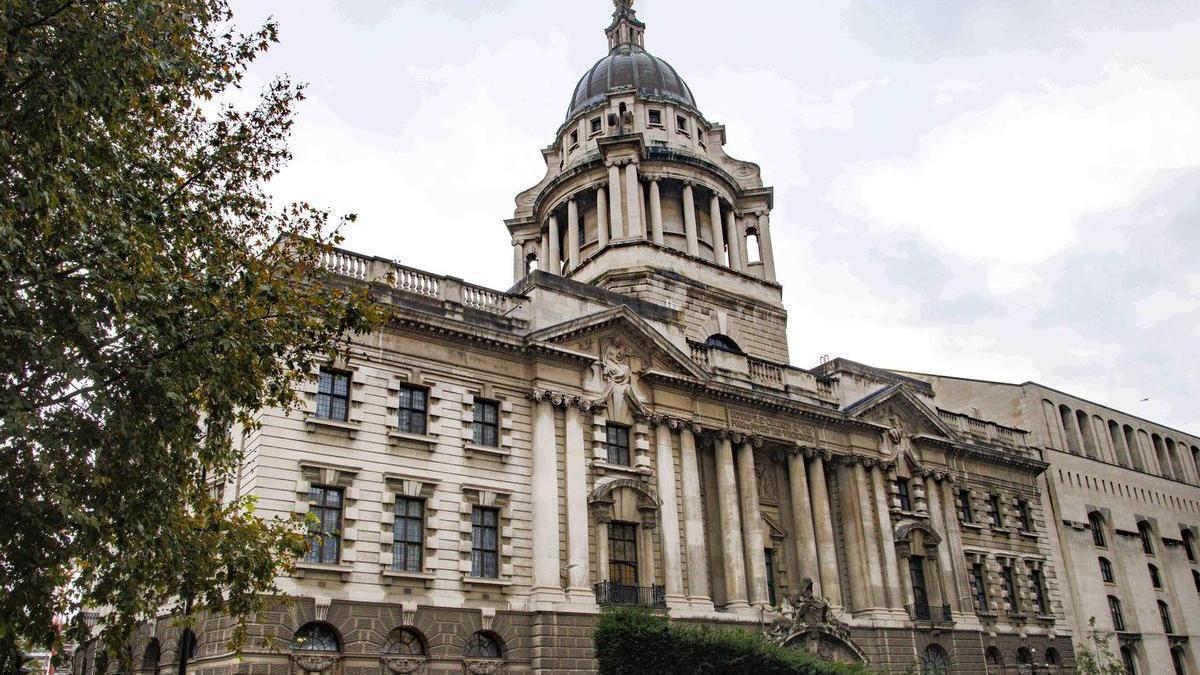 Exterior del tribunal penal de Old Bailey en Londres.