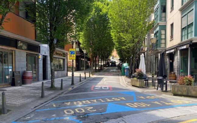 Punto en el que se cerrará Kale Nagusia