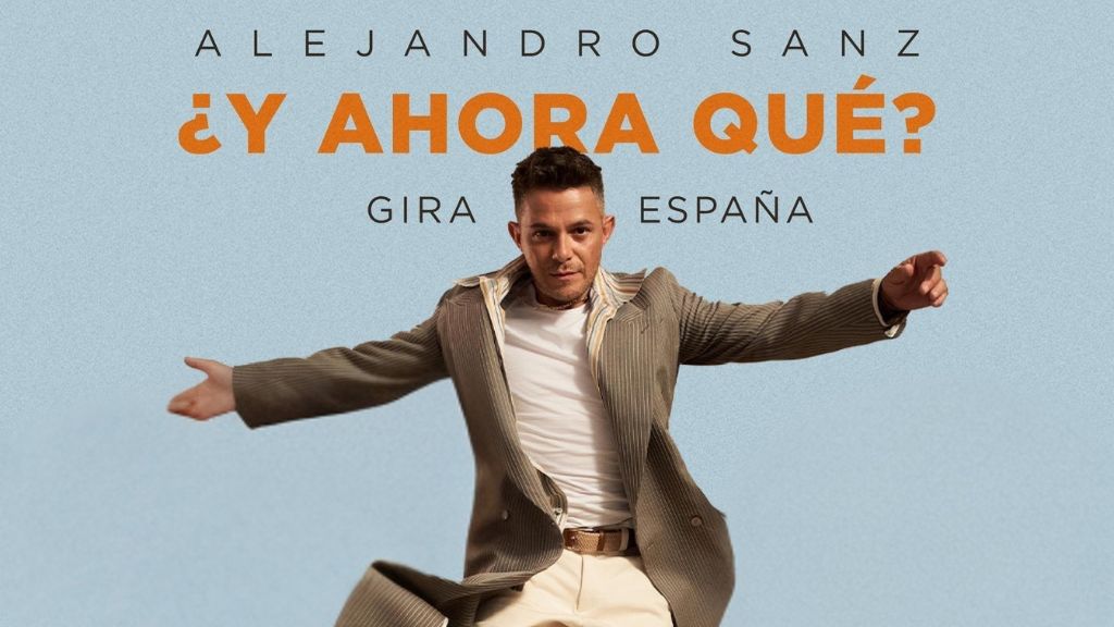 Cartel de la gira de Alejandro Sanz