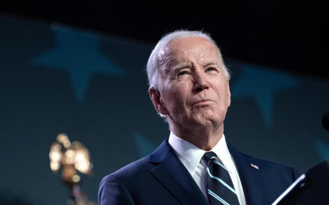 Joe Biden durante su intervención.