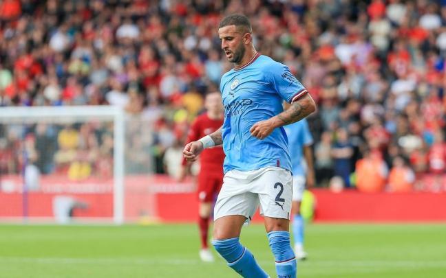El jugador del Manchester City Kyle Walker.