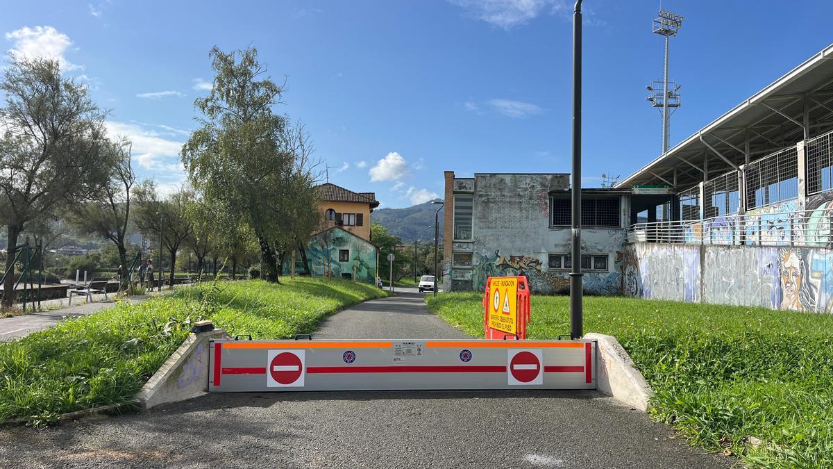 Se han tomado varias medidas en la zona de los bidegorris de Santiago (en la foto) y de Behobia.